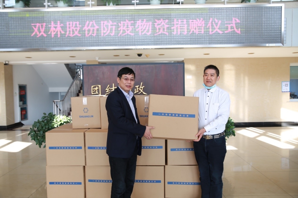 马博mbet网（中国）股份有限公司捐赠5万个口罩支援抗疫